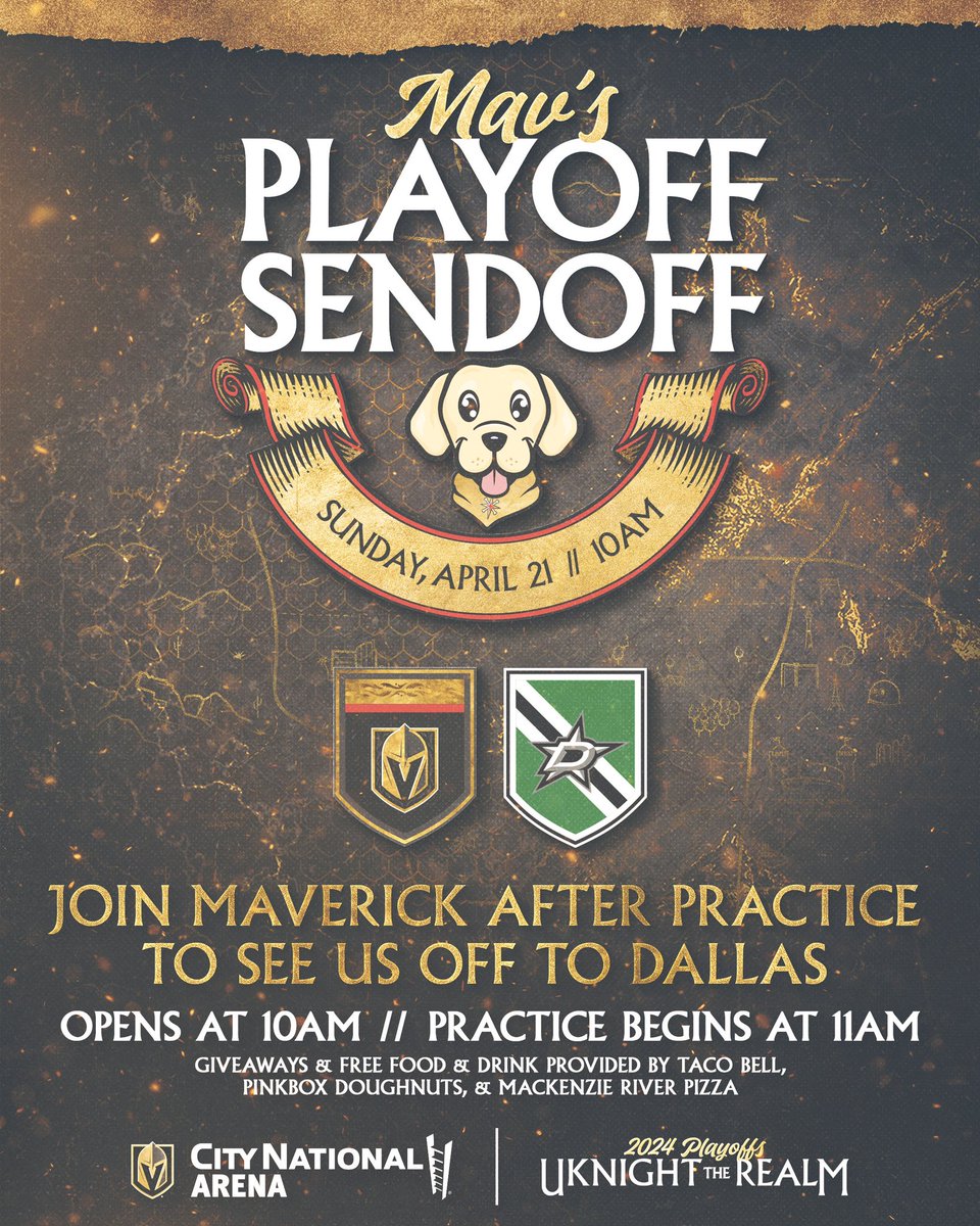 We’re hitting the ice for practice tomorrow morning before we head out to Dallas 🏒 Maverick and his friends will be waving to the players as they leave the rink — so you and your friends should to! See you @CityNatlArena for practice, treats and fun! 😃