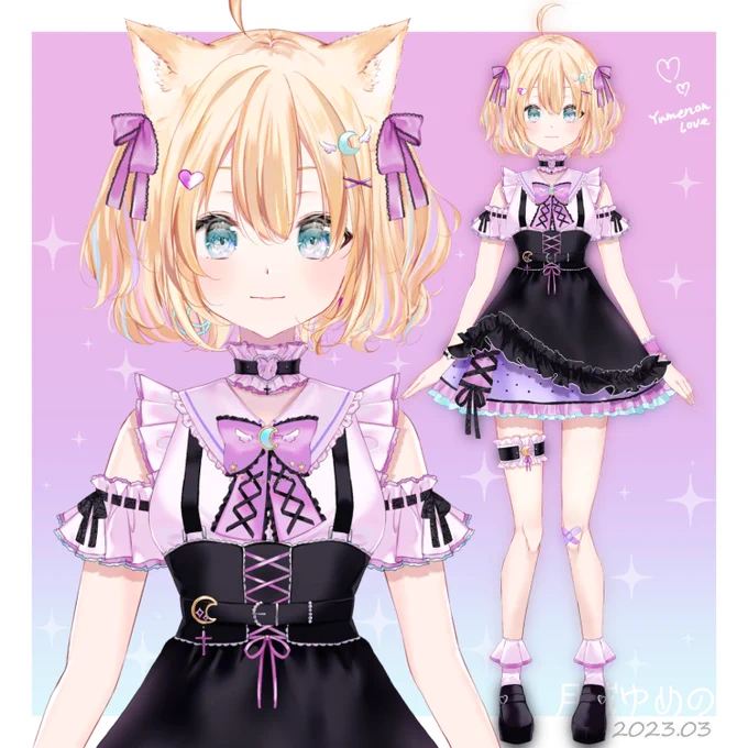作成した子シリーズ【月城ゆめのちゃん】 2020～2024 Thank you forever