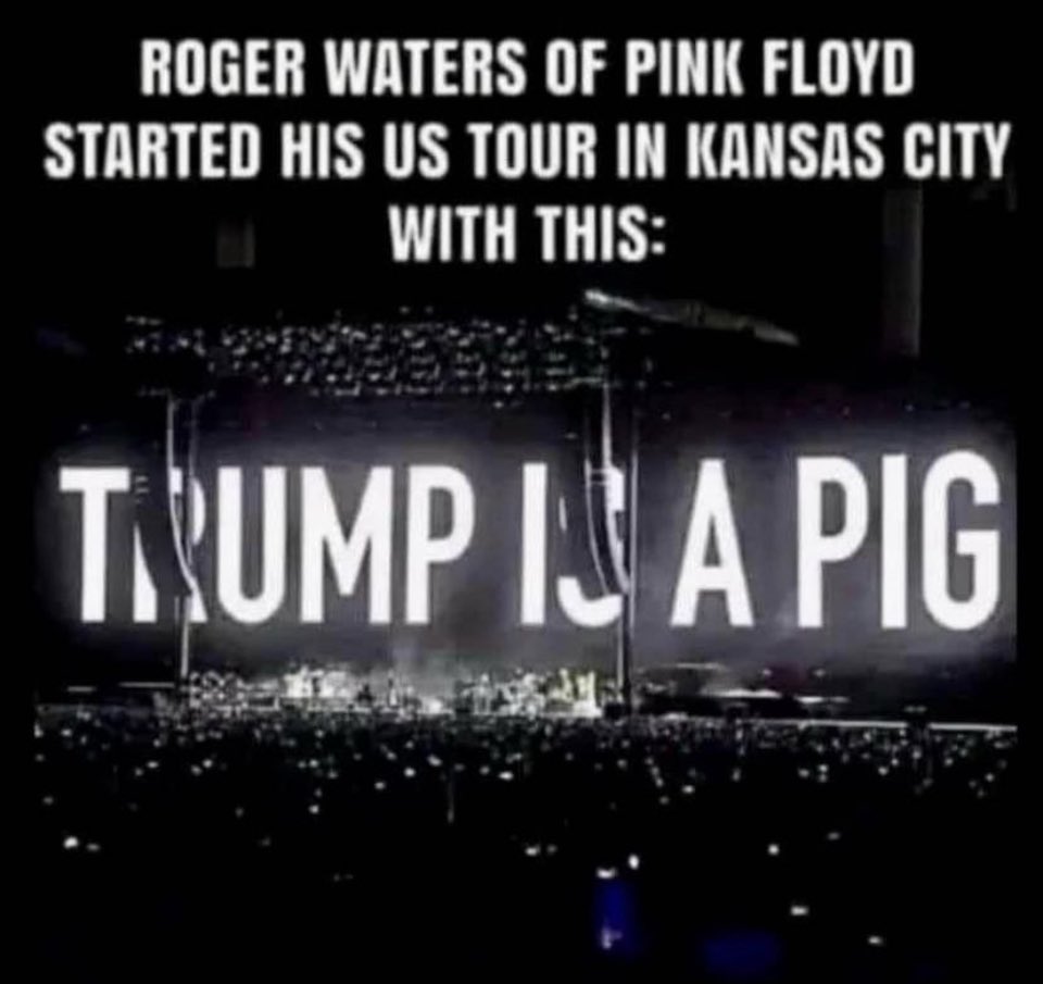 Remember when Roger Waters opened his tour with this? It was true.