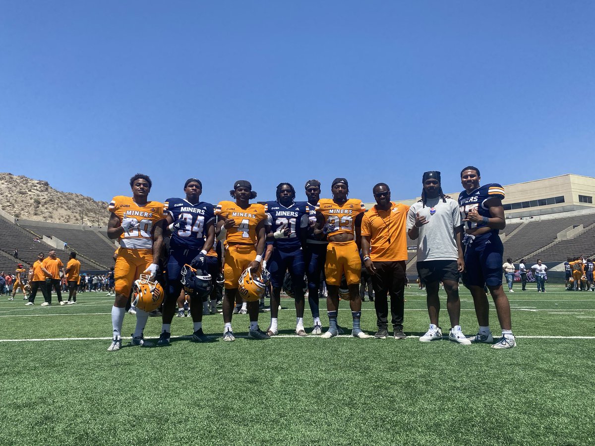 Had great time today inna Sun Bowl!!! See you soon @UTEPFB 🤞🏾⛏️