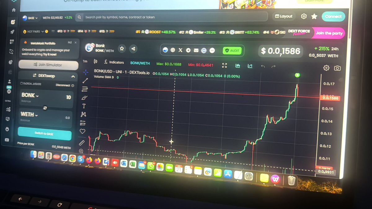danny_calls's tweet photo. @investanswers Never seen a pump like this. 
@bonk_onbase 

$Bonk on #Base is literally going to the moon

Buy now or Never 

Ca: 

0x72499bdDb67F4CA150E1f522Ca82c87bc9fB18c8 https://t.co/snEW0xVH5b