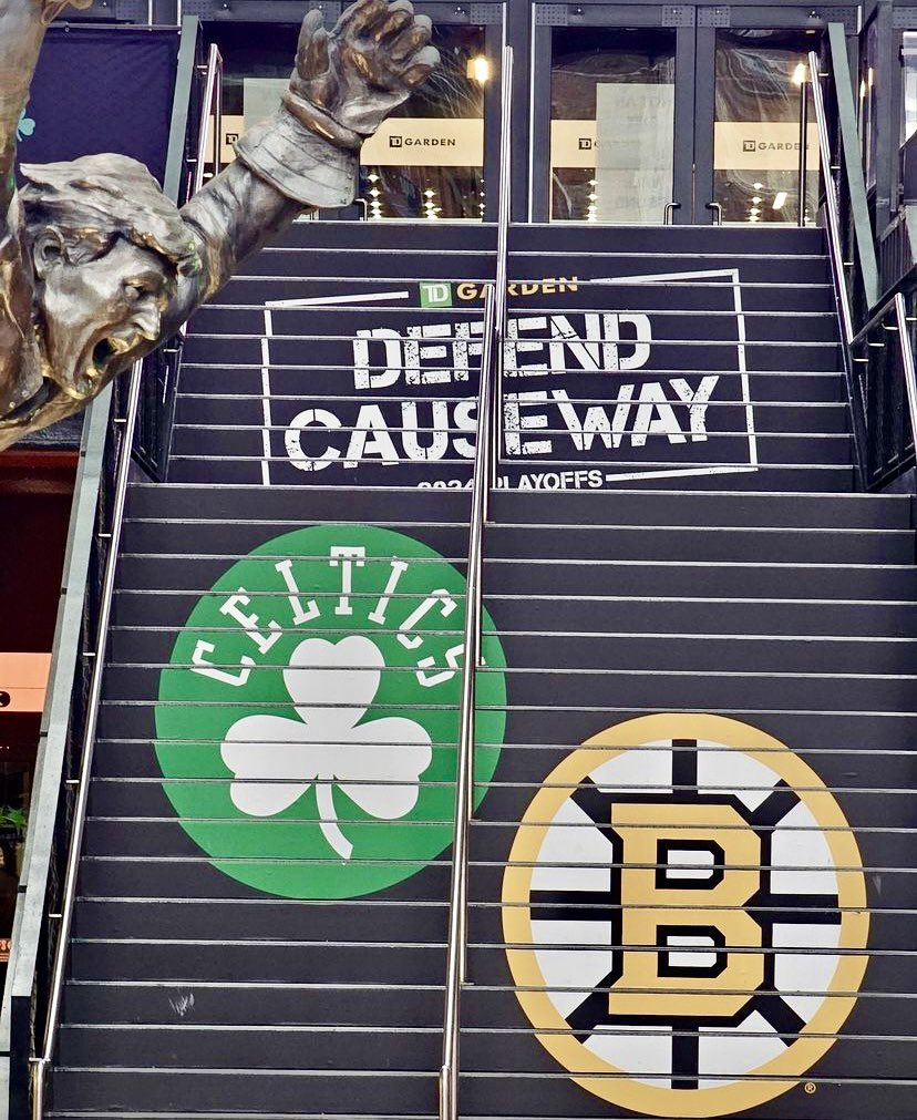 Go Bruins & Celtics!! #Bruins #Celtics #Boston #Playoffs #PlayoffSzn #TDGarden