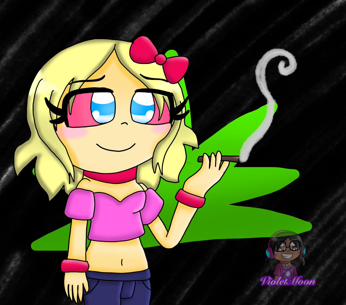 Happy 420 

It’s Emma smoking weed but don’t worry she’s 22 

(#AzariaReese #azariareesedraws #thunderreese #azaria_art #azaria_fc #violetmoonlight) 

#RascalsCompany #EmmaWinstones #420 #happy420 #smokingweed #oc #originalcharacter #april20 #drawing #digitalart