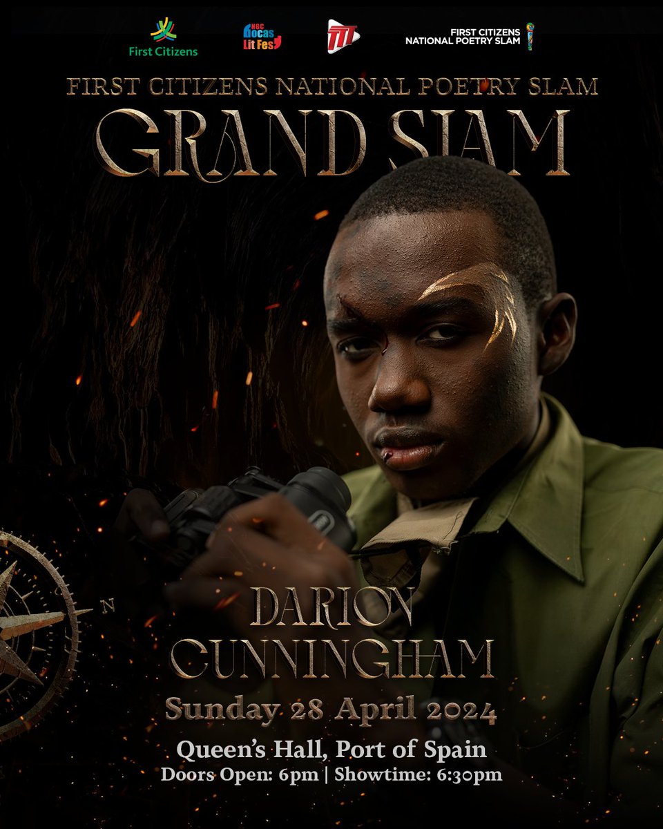 “If u want to be the one to dump it remember there would always be one to collect it."

Darion Cunningham is holding society accountable. He takes the stage on  April 28, at Queen’s Hall, the Dragon’s Mouth. Will he be the one to collect the $50,000 champion cash prize?🐲🔥