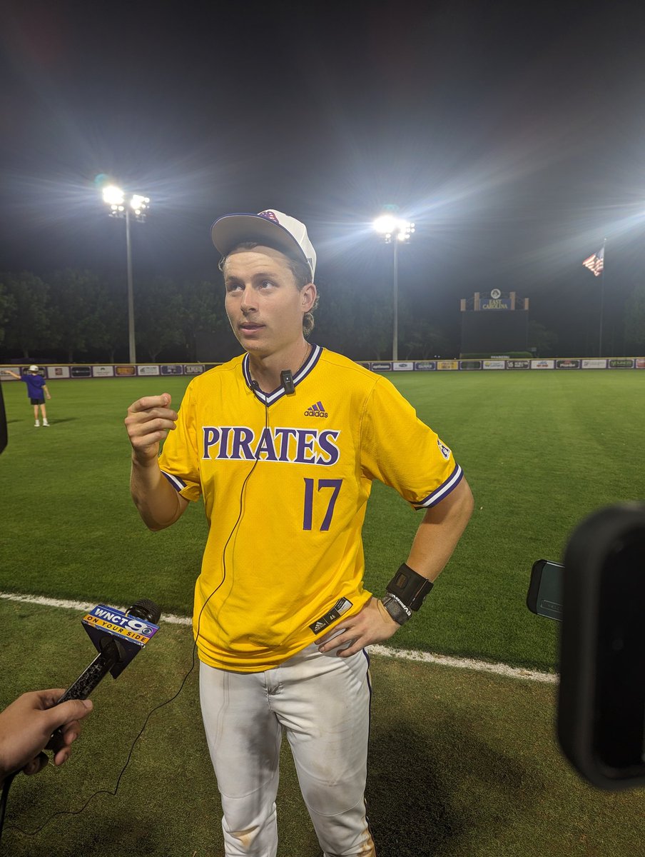 'This is why we do all the hard things in the fall. To prepare us for weeks like this.' -Carter Cunningham after ECU's sweep over Wichita St