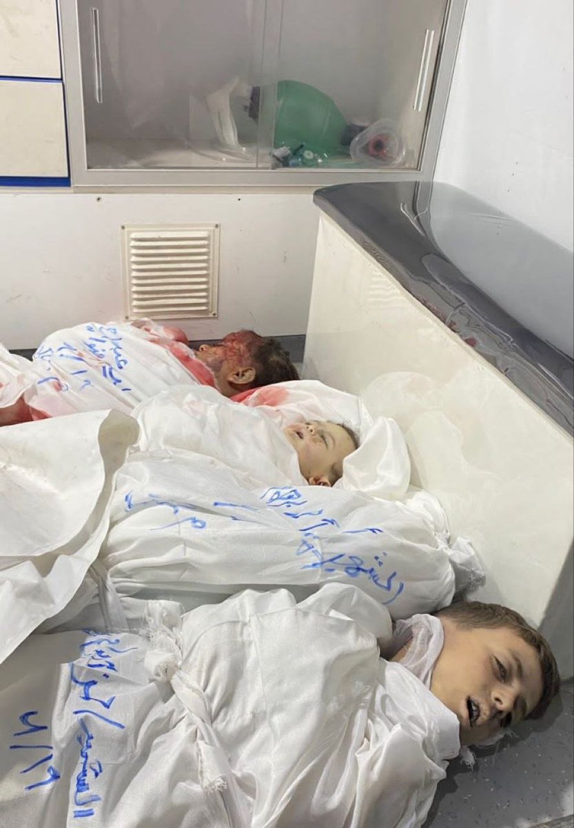 Bu masum çocuklar dün gece Refah'ta İsrail'in ölümcül hava saldırısının hedefi oldular.