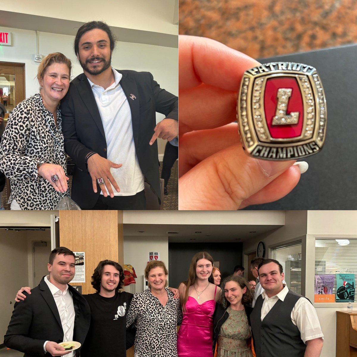 Magical @LafCol Day! Celebrating our inspiring @LafColFootball team’s @PatriotLeague championship, cheering on a great @LafayetteBsbl victory, and watching our awesome students in the APO 24 hour play contest! Love our Lafayette family!