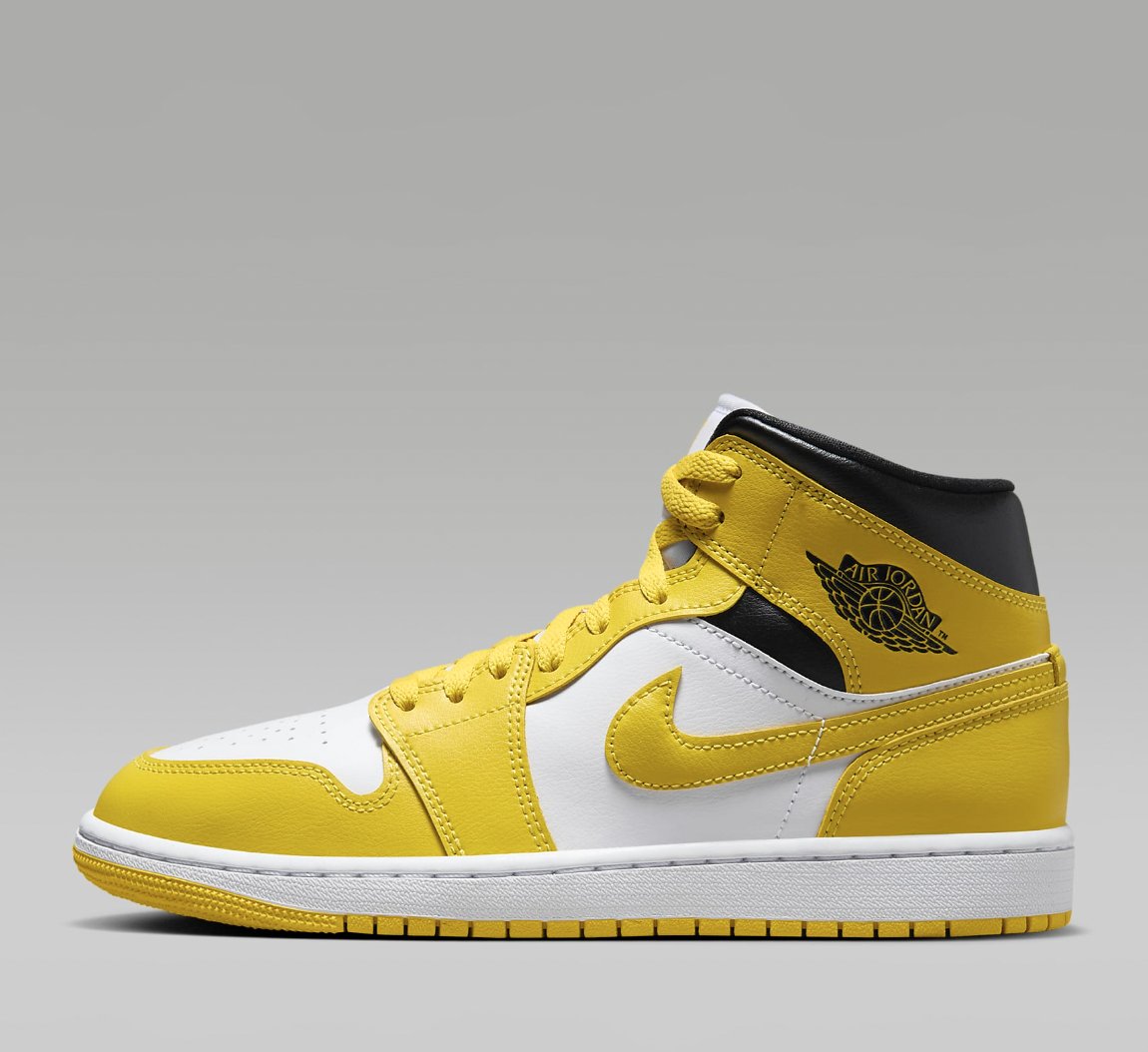 Women's Air Jordan 1 Mid 'Vivid Sulfur' bit.ly/3W8iu57