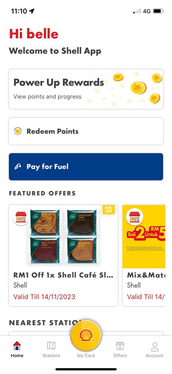 Bebelleyy's tweet image. Wahh!! Shell dah launch #ShellApp untuk korang! Siapa kat sini pengguna tegar Shell kita geng! Download aplikasi Shell BLINK dekat App Store atau PlayStore korang. Senang la nak collect more points & check ada berapa total points. 
Boleh la redeem banyak benda2 best