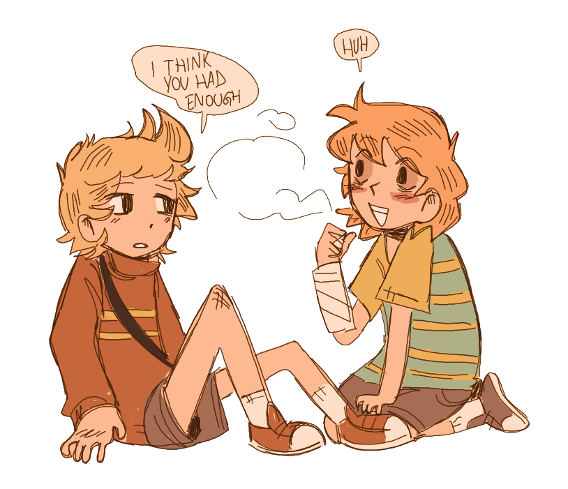 cuttlectavio's tweet photo. Happy Mother 3 and weed day.... here is lucas n claus 

#mother3 #earthbound #MOTHER3_18th https://t.co/TWdxCsKbss