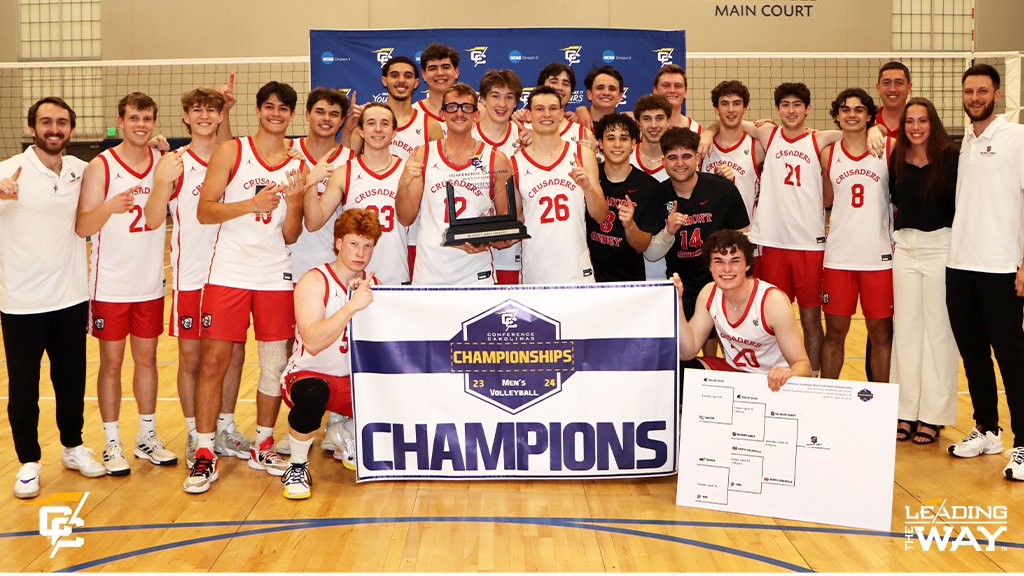 . <a href="/abbeyathletics/">Abbey Athletics #RaisetheRed</a> takes 2024 Conference Carolinas Men's Volleyball crown and automatic bid into the NCAA Men's Volleyball Championship!

🔗: bit.ly/3WaYoqS

#LeadingTheWay