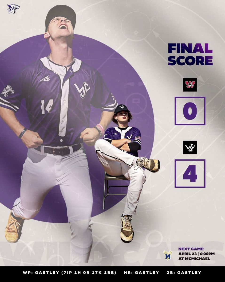 weststokesfb's tweet photo. Shoutout to our man @DylanGastley for the night he had on the bump and at the plate against Walkertown. 

On the mound he went 7IP 1H OR 17 K 1BB)

He also had a 💣 and a double. 

We 👀 you GAS‼️ https://t.co/S6RXXNOMi1