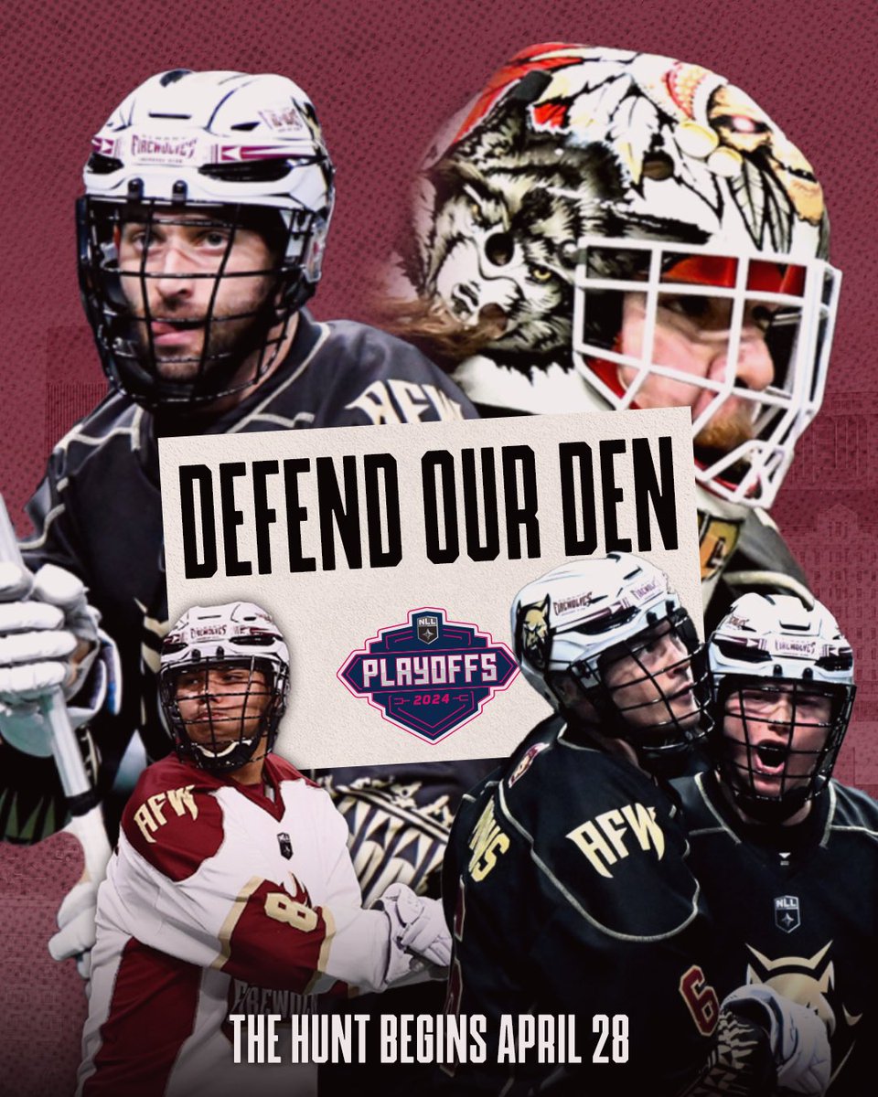 It’s time to DEFEND OUR DEN in the Playoffs 🏠 The hunt for the cup will begin at MVP Arena on Sunday, April 28 at 3pm! #GetFiredUp