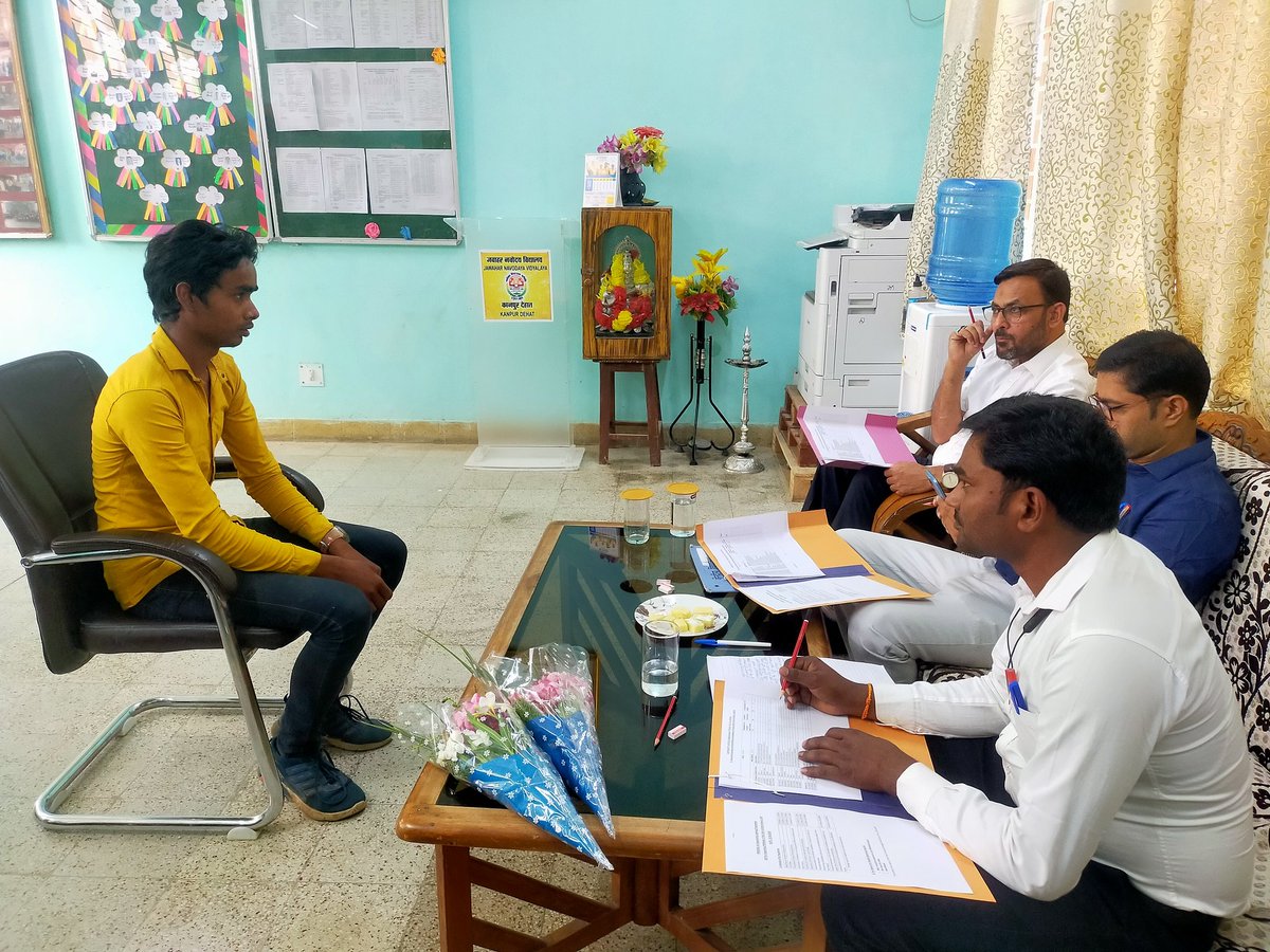 The fabulous glimpses from the interviews of shortlisted participants at the District-level Prerana Utsav. The panel of experienced judges from different schools diligently interviewed participants for the next round selection <a href="/PreranaELP/">Prerana: An Experiential Learning Program</a>
<a href="/NVS_HQ/">NVS INDIA</a>
<a href="/nvsrolko/">nvsrolko</a>
<a href="/EduMinOfIndia/">Ministry of Education</a>