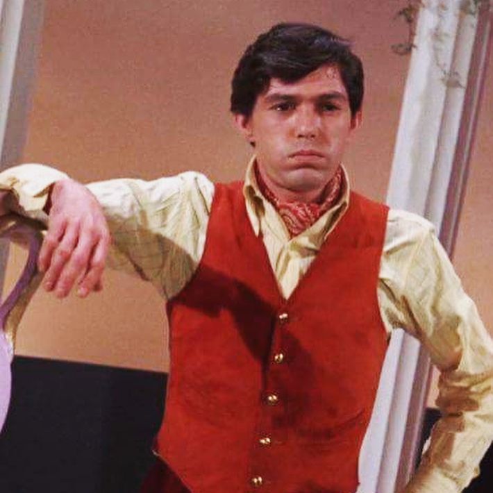 #metvbatman legendary men's hairstylist Jay Sebring, is casted as Mr. Oceanbring. Less than three years later, he would be brutally murdered, along with his former fiancée, Sharon Tate, and three other people, by members of the Charles Manson 'family.'