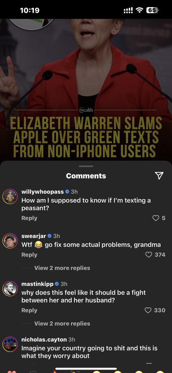 MirnaMn's tweet photo. The comments ☺️ https://t.co/d7Swn97MUw