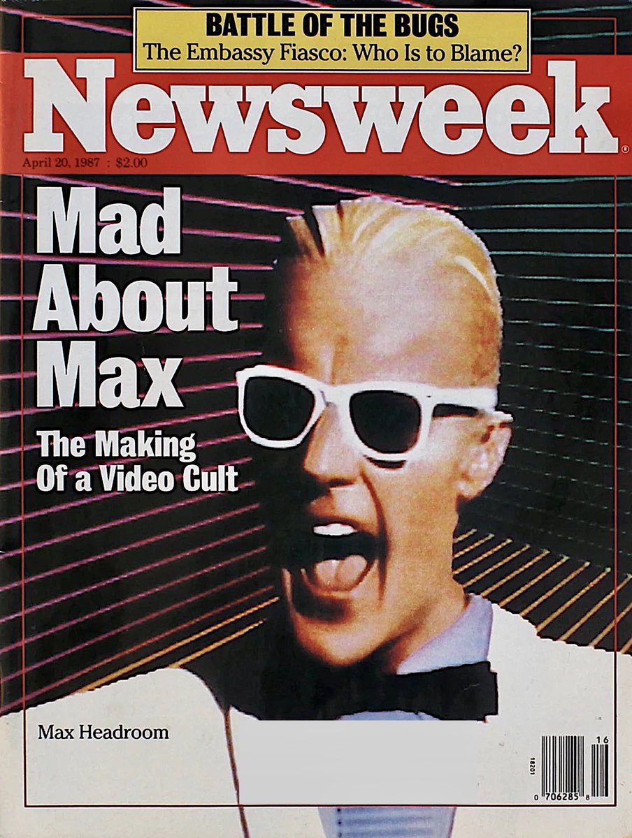 Newsweek Cover, April 20, 1987: Max Headroom