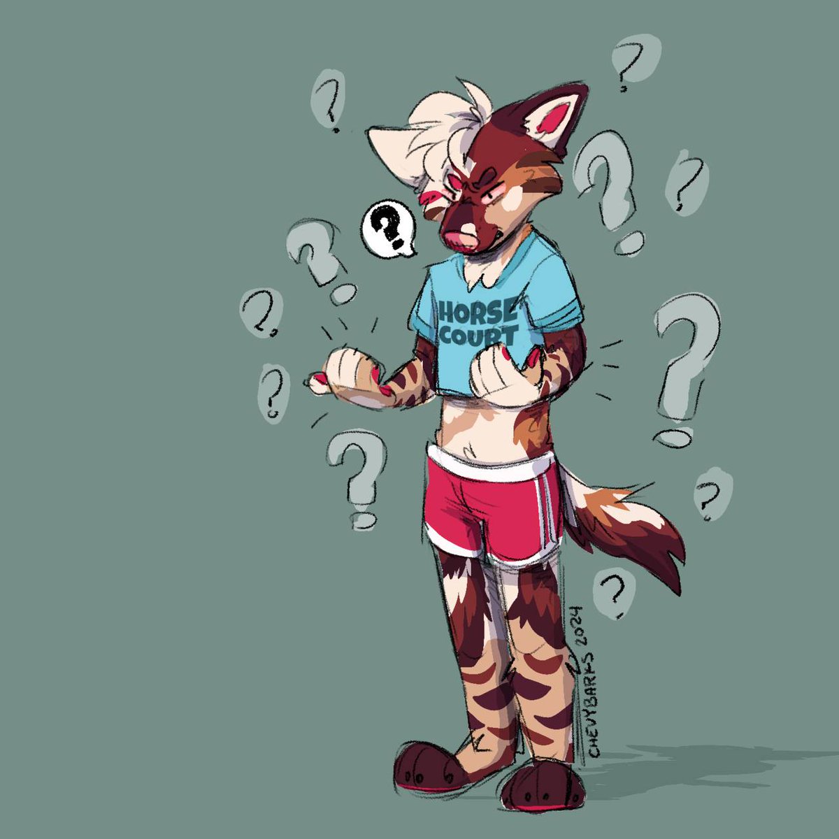 im huh?????? im wuh????? 🎨: @ChevyBarks