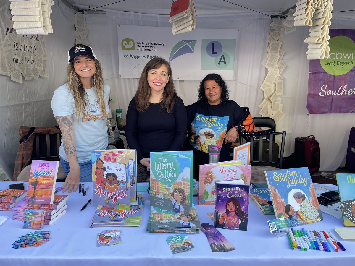 Had a great time signing books at the LA Times Festival of Books @SCBWISOCALLA booth today!