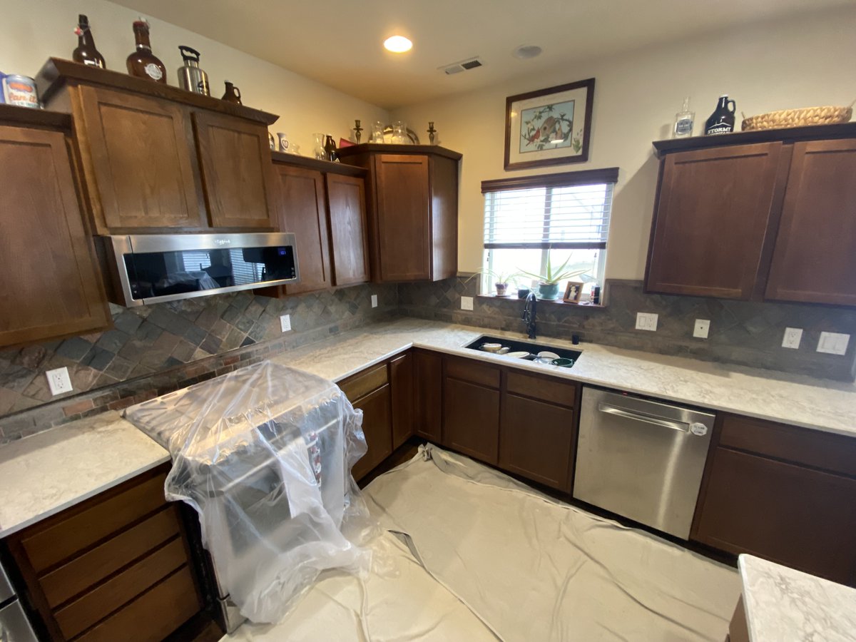 S_Jpublishing's tweet photo. Hi everyone - just waned to brag about Yasha - our son-in-law. He finished our backsplash in the kitchen this week. If you are in the Spokane area and need some tile work done or you would like to have a home improvement project looked at, give him a call. #spokane https://t.co/Z1iVWK2j3k