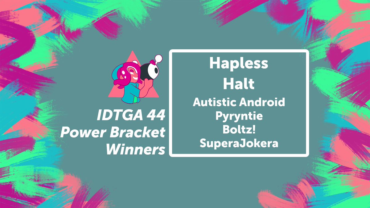 Off_The_Dial's tweet photo. Hapless Halt powered through the toughest challenges they faced and have now become IDTGA's 44th champion in the power bracket! Congratulations to the players who took part for the team and claimed victory! https://t.co/GYRveCyfWQ