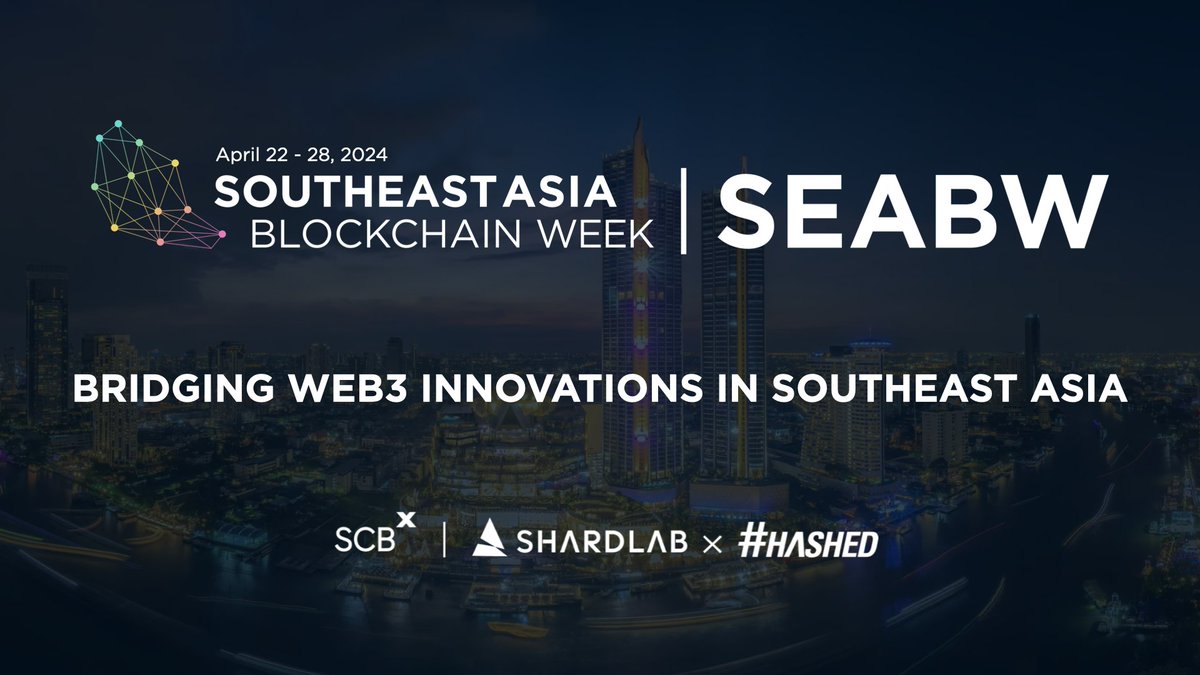 🚀🌟 Just 1 more day until Southeast Asia Blockchain Week 2024 (SEABW) kicks off! #SEABW2024 Get ready for: 🎤 A stellar lineup of 200+ speakers shaping the future of blockchain! 🎮 Game Day: 5+ Ultimate Web3 Game Demos, 4+ thrilling community Game Showmatches, and the Game Day