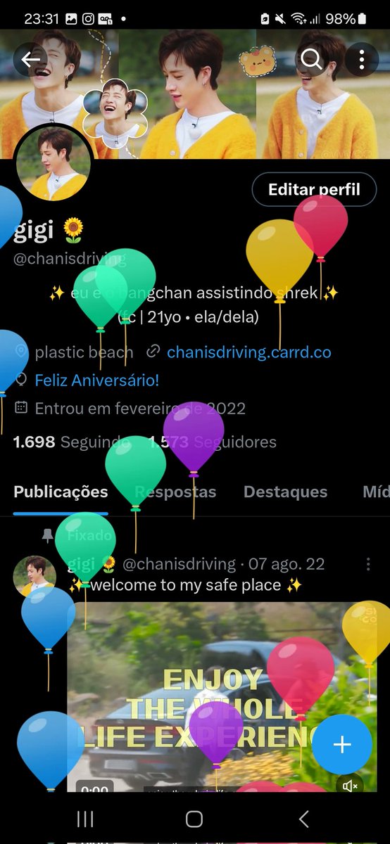 chanisdriving's tweet photo. meu dia tá quase chegando no fim, mas isso nunca perde a graça pra mim 😭 https://t.co/NSLNR8mqVO