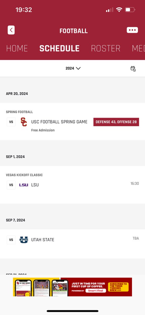 Trojan family! Don’t forget to add this upcoming season @uscfb schedule to your calendar! Download you USC Gameday App, add calendar and copy/paste or sync usctrojans.com/calendar/footb… I heard too many “fans” say they don’t know about today’s #USCSpringGame so don’t be left out!!