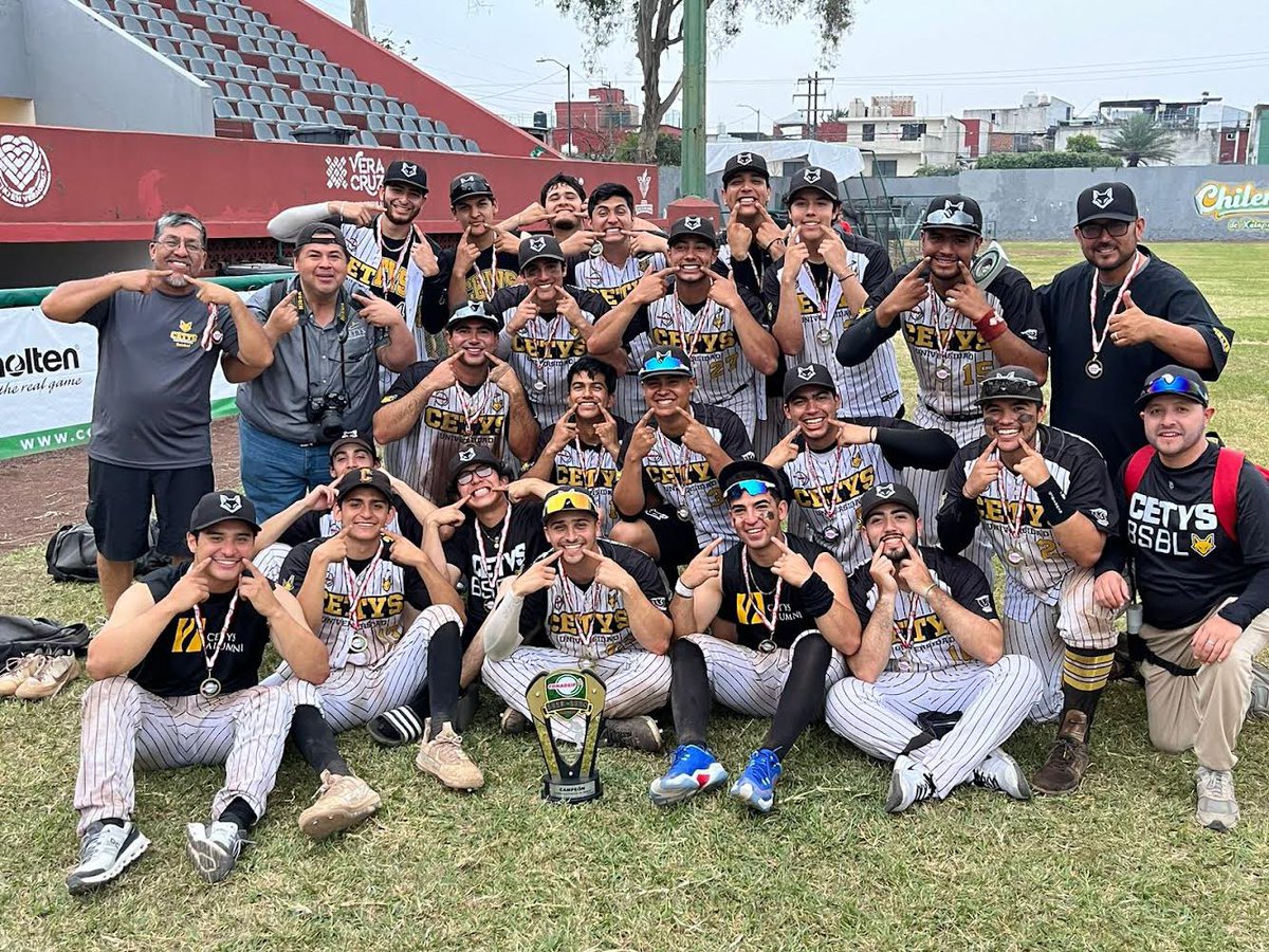 DrFernandoLeonG's tweet image. Muchas felicidades a los ¡Campeones Nacionales de Beisbol #CONADEIP! de @cetysuni, representado por Campus Tijuana, se coronó hoy en el nacional efectuado en Veracruz

#GoZorros #OrgulloCETYS