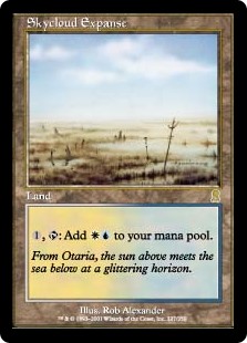 Is there a mono white version of this land? A land that turns a colorless mana into WW? #mtg