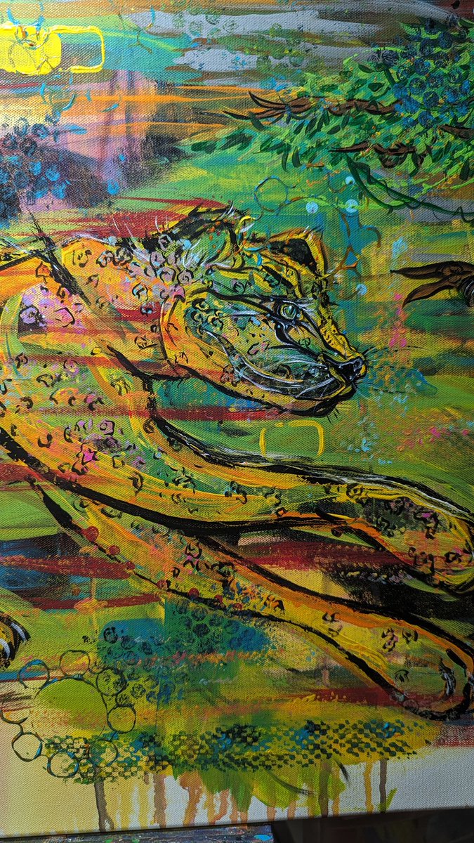 glowartkaty24's tweet photo. Cheetah abstract done!! #acyrlic #acrylicartwork #acryliconcanvas #acrylicpainting #cheetaart #cheetapainting #SafariLife #safarianimals #safariart #wildart #wildlifeart #abstractartwork #abstractpainting #abstract #painting #myart #forsalebyowner #buymyart #artbyme #brightcolor https://t.co/otnglv4p6T