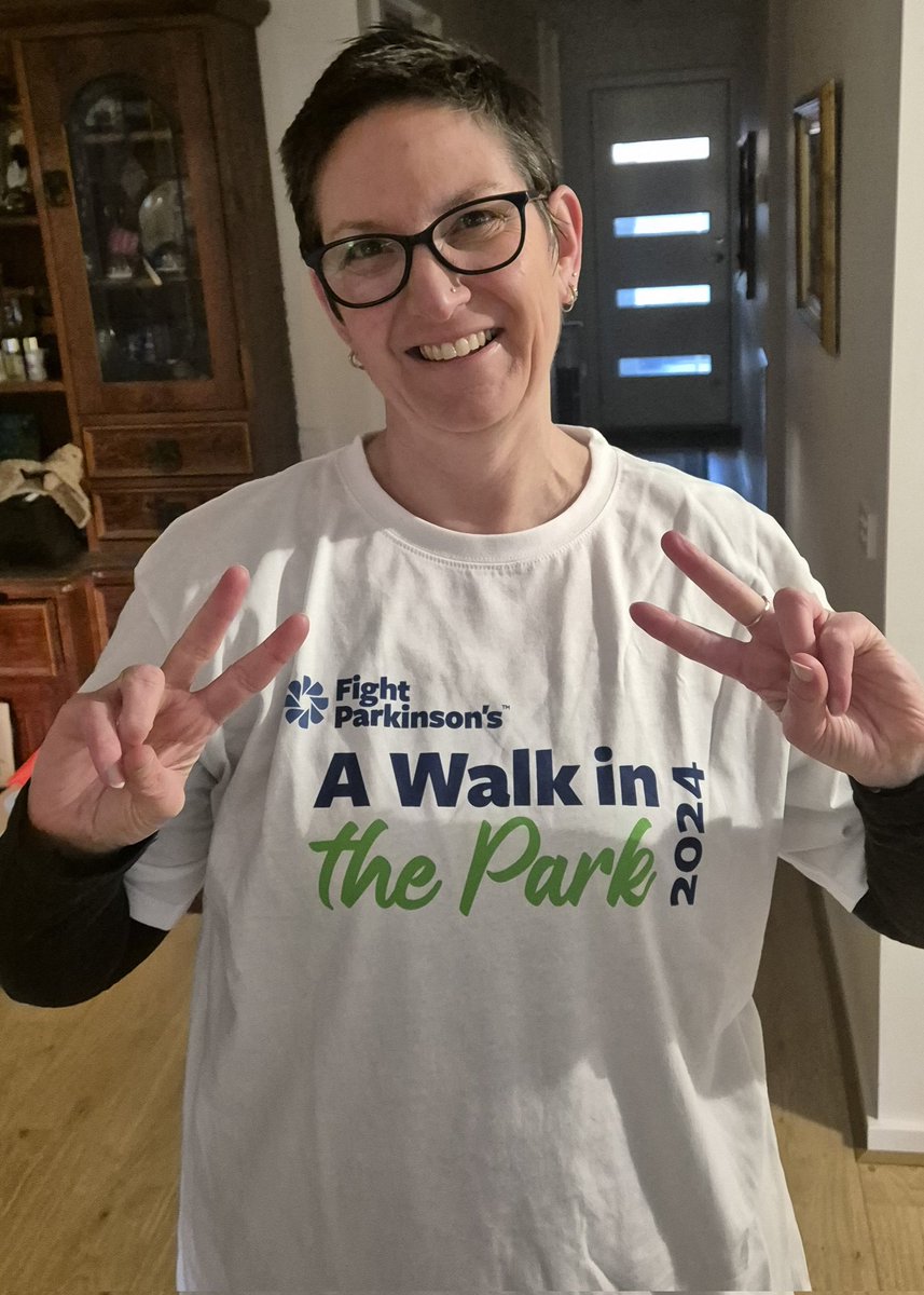 Today, I am doing the walk in Melbourne, still refusing to let Parkinson's win the battle.🙅‍♀️🙅‍♂️ #parkinsonsawareness #ParkinsonsFundraiser #walkinthepark #fightparkinsons