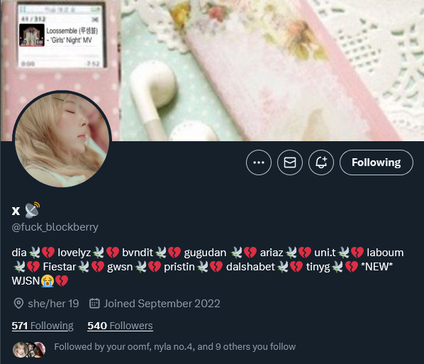 hourlymoka's tweet photo. this person stanlist ouu 😭😭 https://t.co/l2wYSc32fN
