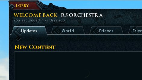 Wow, last logged into RS3 73 days ago