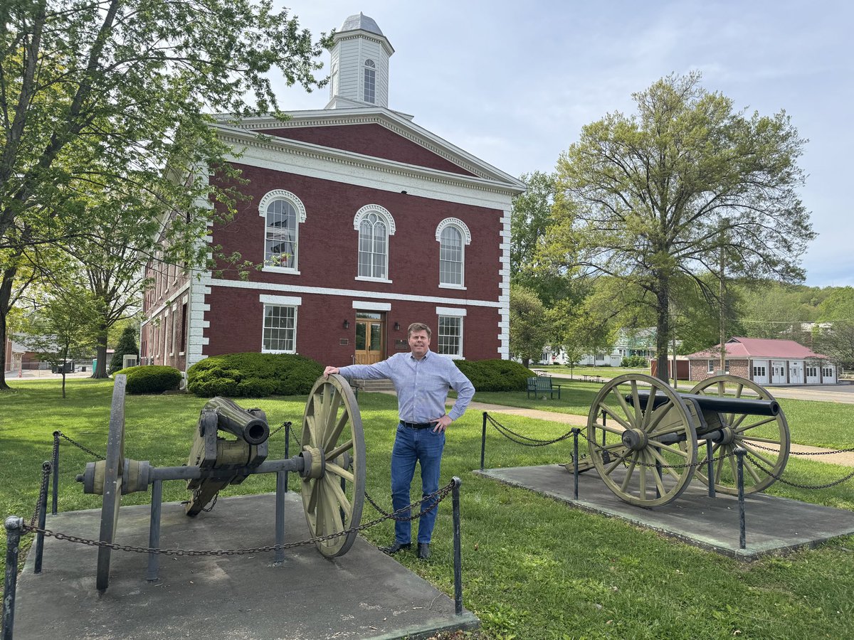 Enjoyed being in Iron County for the LD and stopped by the court house for some civil war history! #moleg