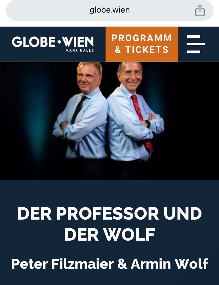 Großes Danke @ArminWolf & @PeterFilzmaier für das viele Lachen trotz (& auf Grund) ernster Themen. Das braucht’s in Zeiten wie diesen. Wirklich große Empfehlung ⬇️ egal welcher Partei man sich „zugehörig“ fühlt, schaut es euch, wenn möglich, an. Quintessenz: #Gehtwählen ✨