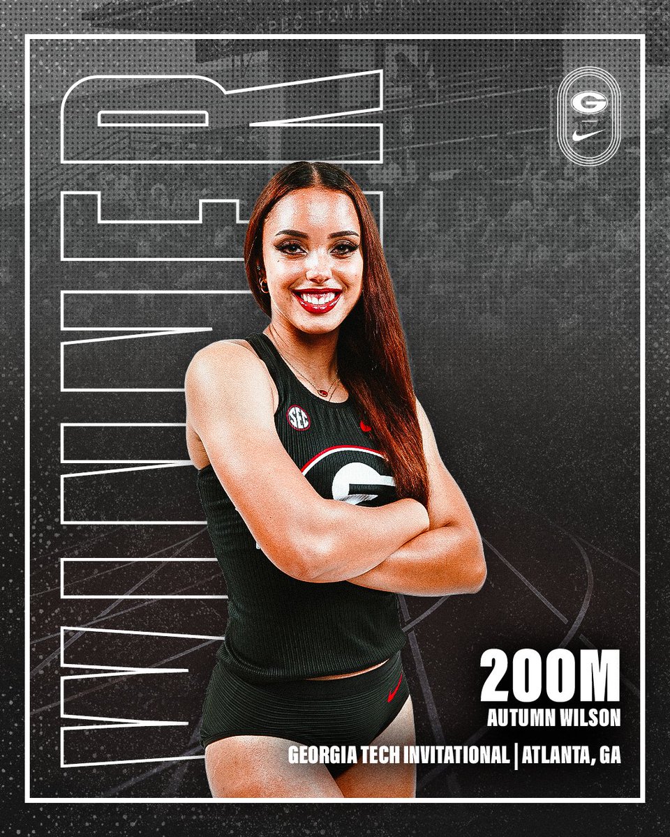 Coming home with 2️⃣ 🥇🥇 After winning the 100m yesterday, Autumn Wilson clocks a winning time of 23.28 in the 200m for her second victory of the weekend ‼️ #GoDawgs