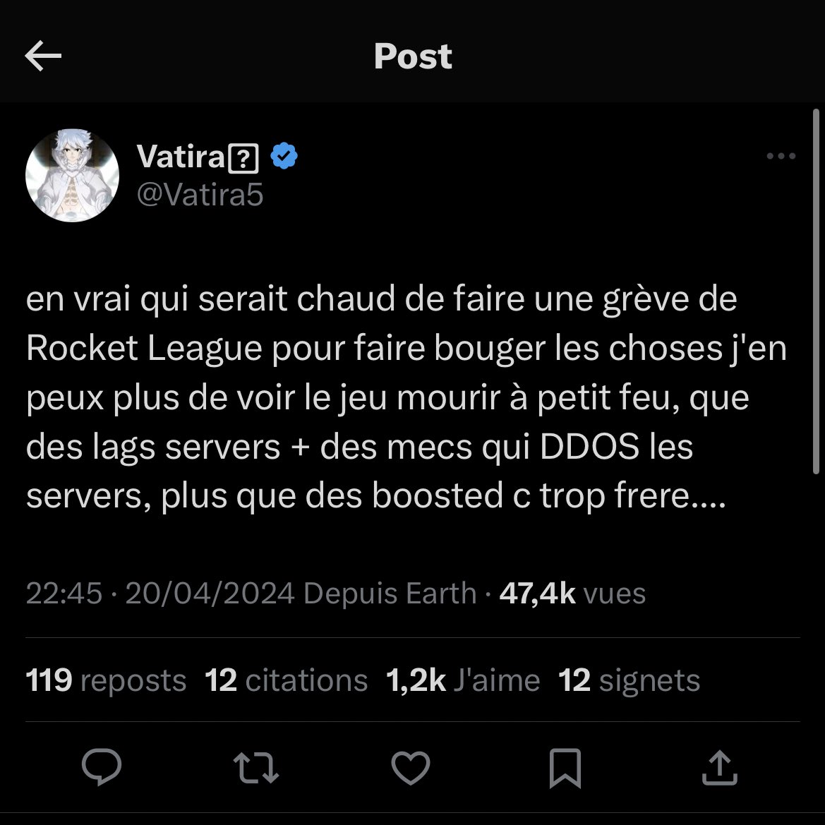 #Etsi on aidait pas les petits avec le mouvement du siècle ? J’ai déjà le titre de l’Équipe « Les Ultras Karmine corp font plier Epic Games et Psyonix »