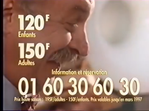 Du31Geek's tweet photo. Le prix de @Disneyland Paris en 1996
En euros ça fait 23€ l'adulte et 18€ l'enfant.
Aujourd'hui c'est dans les 100€ la journée pour un seul parc. 
On est l'on du compte XD. 
Avant l'accent était porté sur la famille et les enfants. Pas sur des lubies de lobby.
#Disneyland https://t.co/2AwMG9QTbC