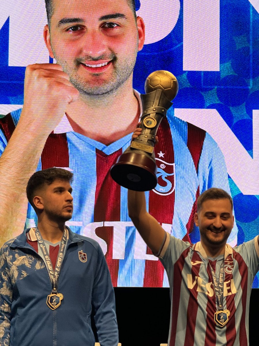 Çok güzel bir sezon geçirdik, başta <a href="/altintop_mert/">Mert"iMertAL"Altintop</a> abimin eline sağlık. Trabzonspor eSpor yöneticimiz <a href="/ibrahimbahar81/">Ibrahim BAHAR 🏆</a> abime gösterdiği ilgi, alaka, sevgiden dolayı ayrı teşekkür ediyorum. Çok kısa sürede birbirimize uyum sağladık. Sonuna kadar hakettik, şimdi kutlama zamanı🏆❤️💙