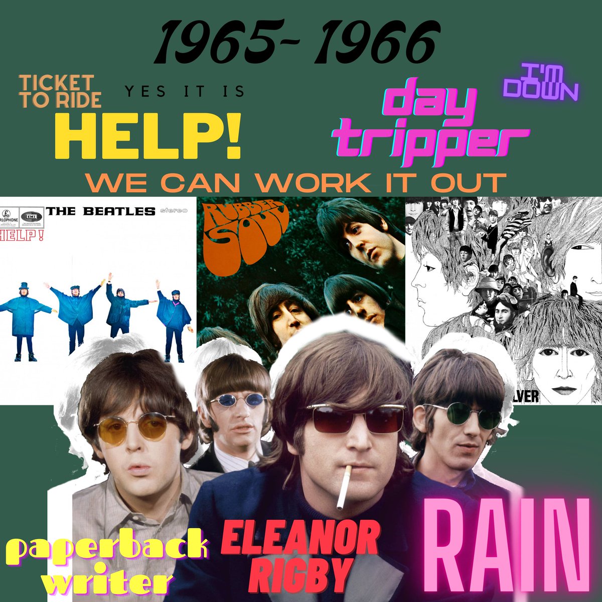 Do you prefer The Beatles 1962-1964 era or 1965-1966 era more? 🤔