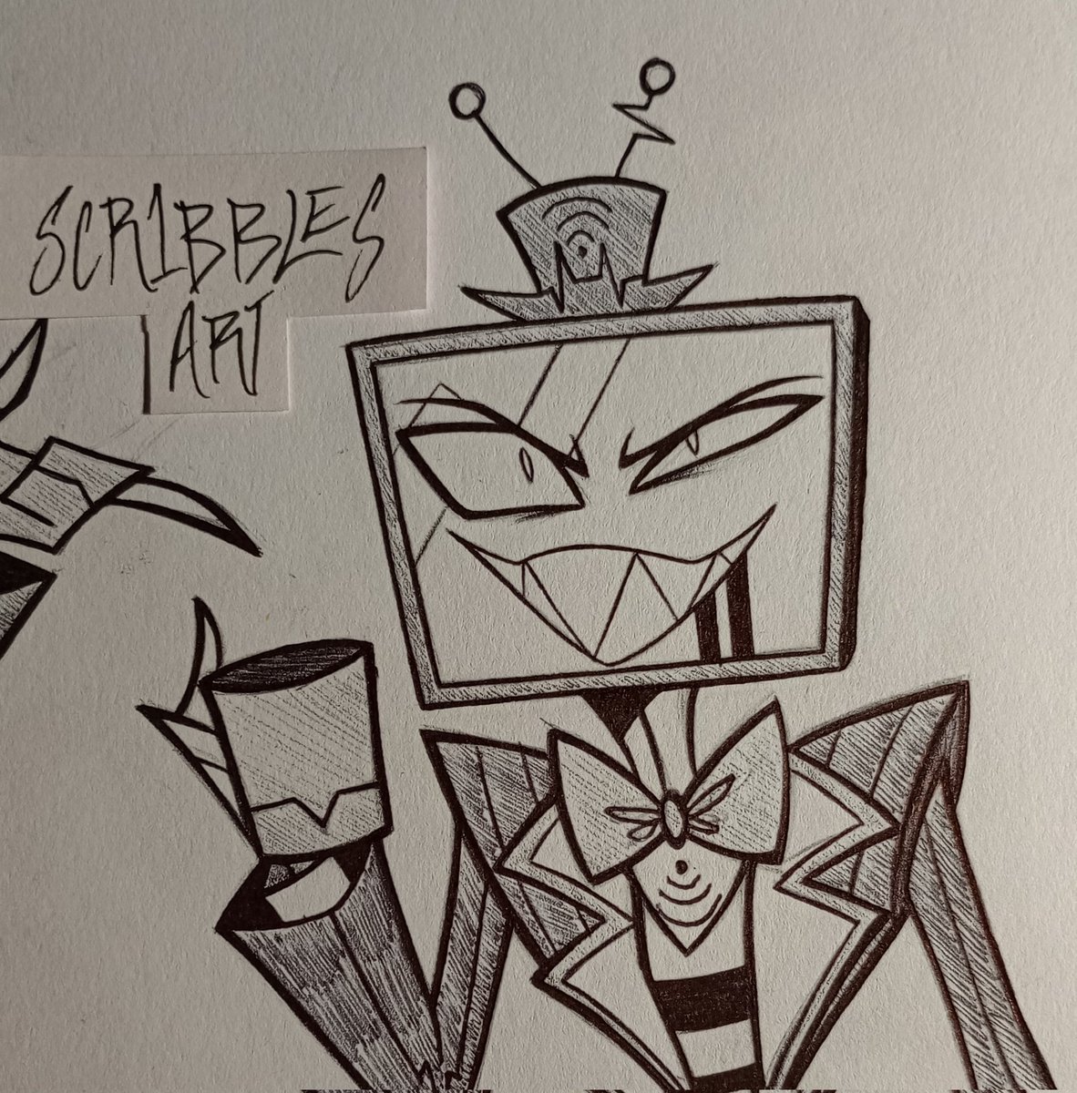 scr1bbles_art's tweet photo. vox save me from artblock vox💔

#HazbinHotel #HazbinHotelVox #HazbinHotelFanart #Hazbin #doodles https://t.co/WXLDUIvkLS