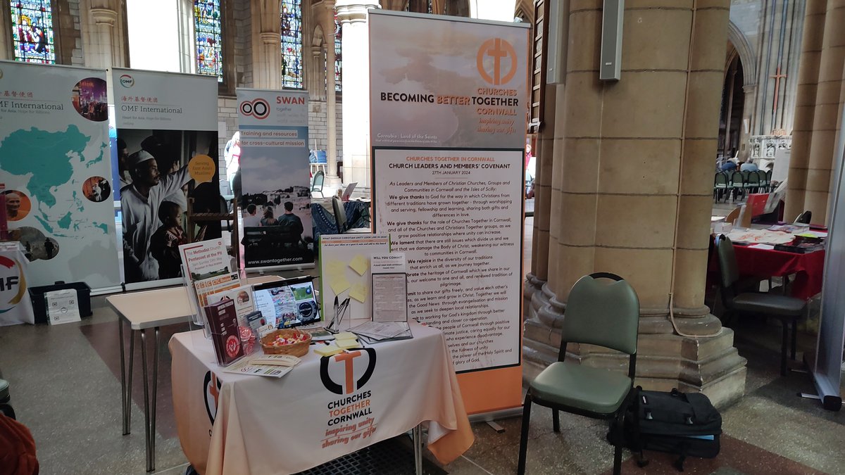 Great to be at #bigworldfair in Truro Cathedral today promoting Christian unity locally, regionally, nationally and internationally @ChurchesEngland @CTBI