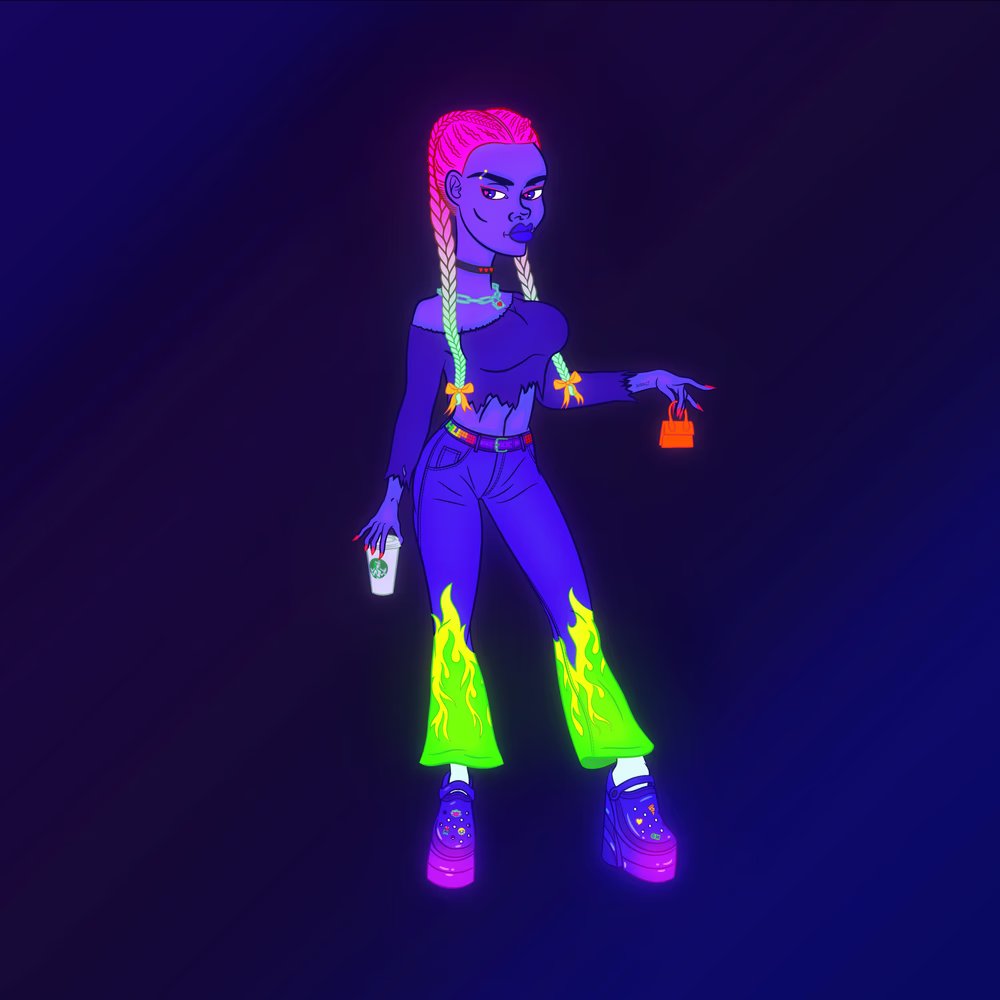 Got this AWESOME <a href="/HUPEScouts/">HUPE Scouts ✨💖</a> DROP!

Love her! 

Appreciate you <a href="/LeoSal_NFT/">Leo Sal☕️🍩✨</a> !

💜Naya the Neon Icon💜