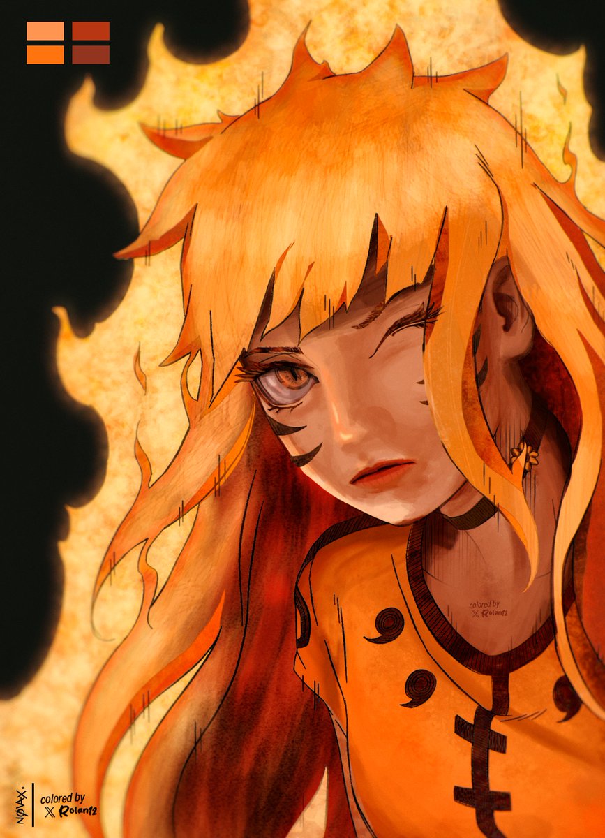 My Coloring 🦊🌻🎨 #BorutoTwoBlueVortex 🔩