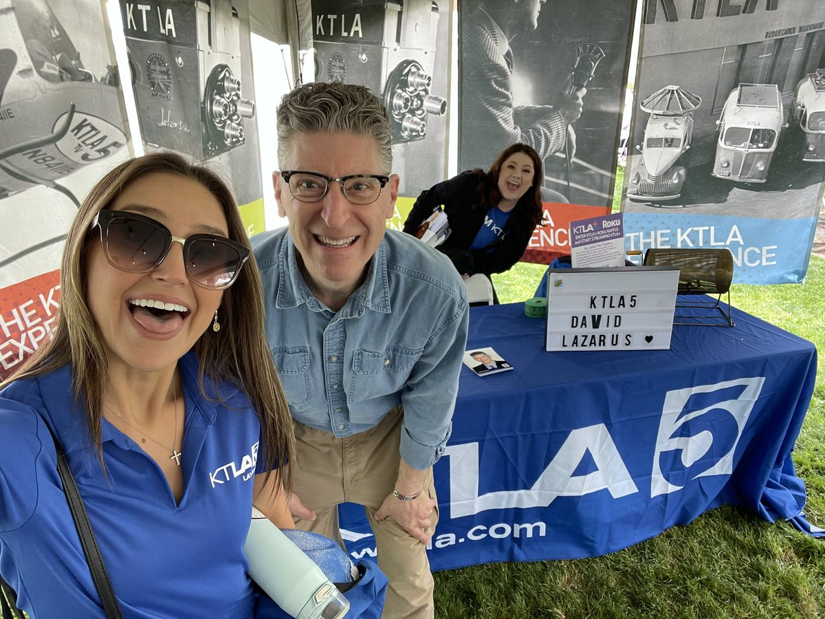 Had a great time at @latimes @latimesfob!! Really just came to see @Davidlaz (daVid) in the wild.