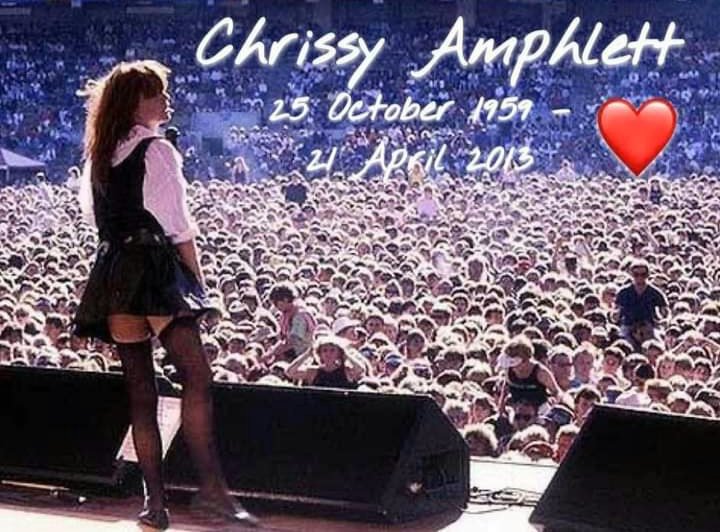 Thinking of you today #ChrissyAmphlett ❤