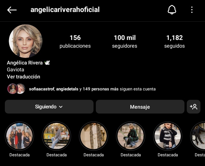AnahiAlvar24213's tweet photo. Genteeee nuestra gaviota ya llegó a los cien mil en Instagram #gaviotaelregreso
#angelicarivera

GAVIOTA EL REGRESO https://t.co/iBsblduk59