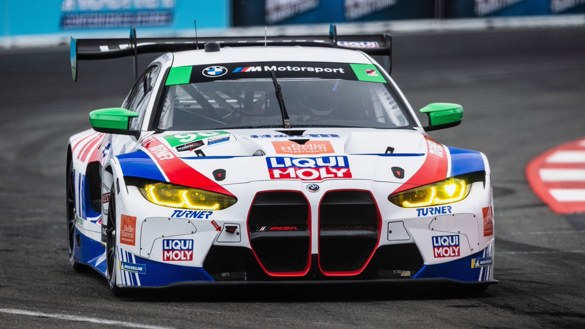 PODIUM in Long Beach! 🏆 Huge congrats on P2 in GTD class to Turner Motorsport with Robby Foley and Patrick Gallagher at the wheel of the #96 BMW M4 GT3. 🥈👏